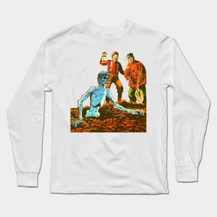 Return from the grave. Tomb of Terror. Tales beyond belief and imagination. Zombie Comic Retro Vintage Long Sleeve T-Shirt